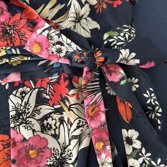 Zara Dark Floral Jumpsuit - Picture 8 of 9